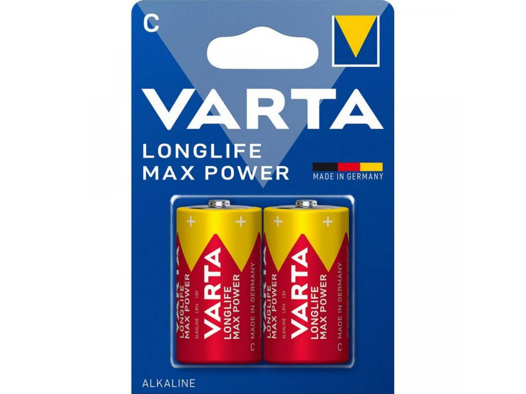 Batérie Varta Longlife Max Power LR14 C Baby 4914 2 ks blister