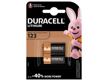 Bateria Duracell CR123 2 ks