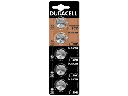 Batéria Duracell CR2016, DL2016, ECR2016 5 ks VÝHODNÉ BALENIE