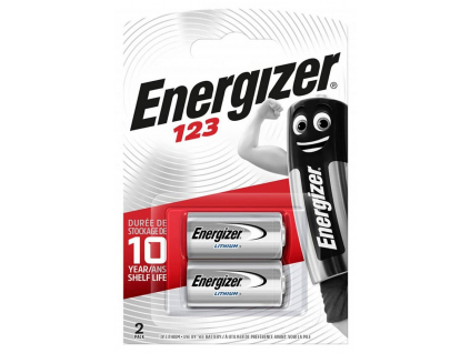 Batéria Energizer CR123 2 ks