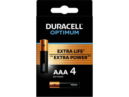 Batérie Duracell Optimum AAA 1.5 V LR03 4 ks