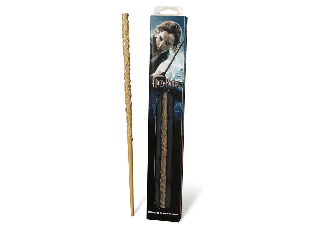 Harry Potter zberateľský živicový prútik Hemriona Grangerová 40 cm