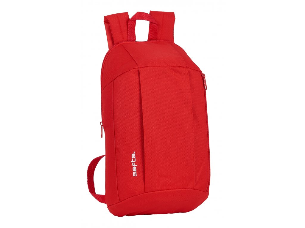SAFTA Basic úzky mini batoh - červený / 8L