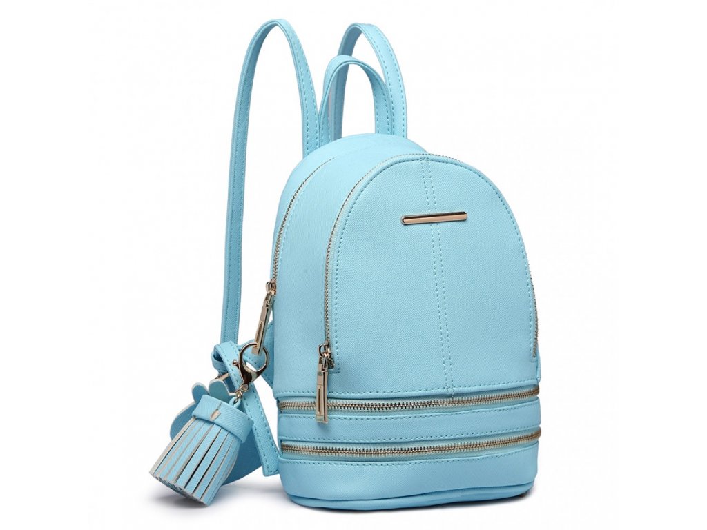 Roztomilý dizajnový batôžtek - modrý
