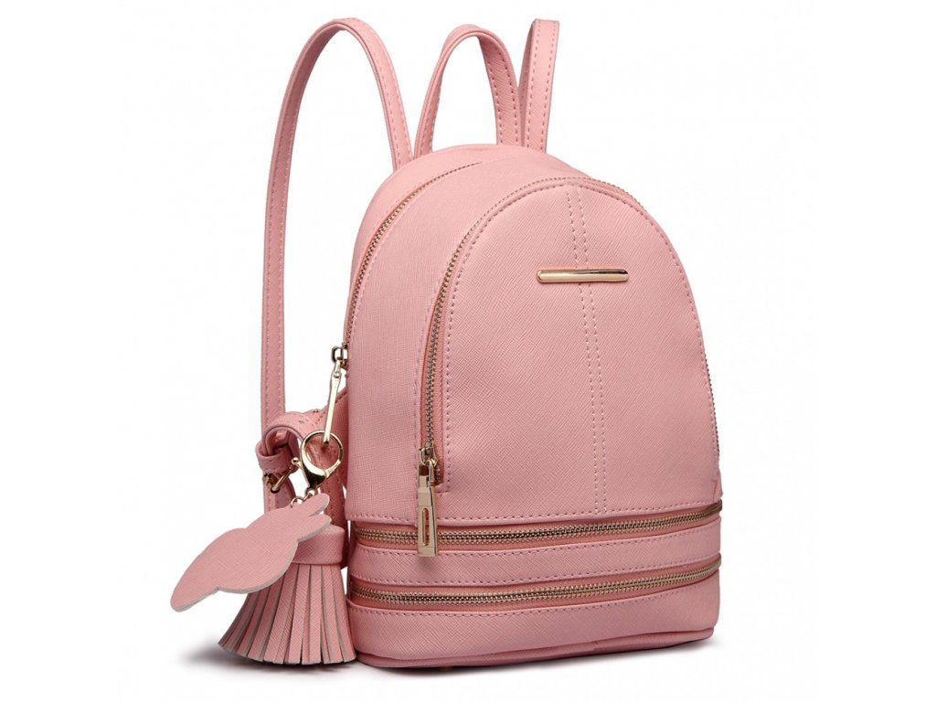 Roztomilý dizajnový batôžtek - ružový