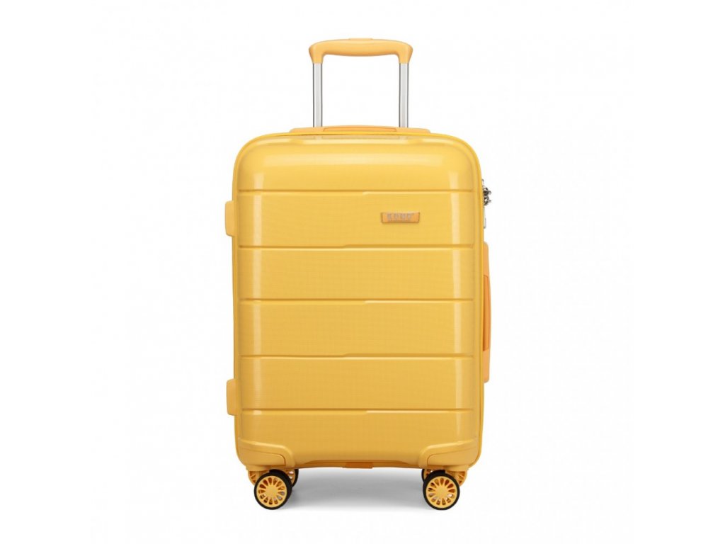 Kono cestovný kufor na kolieskach Classic Collection - žltý  50L