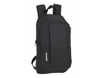 SAFTA Basic úzky mini batoh - čierny