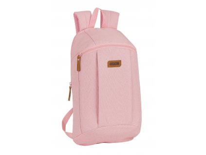 SAFTA Basic úzky mini batoh - ružový / 8L
