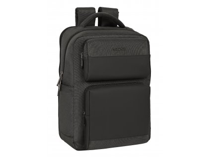 SAFTA Business dvojkomorový laptop batoh s USB portom - 15.6'' sivý