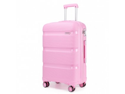Cestovný kufor na kolieskach Classic Colection - ružový