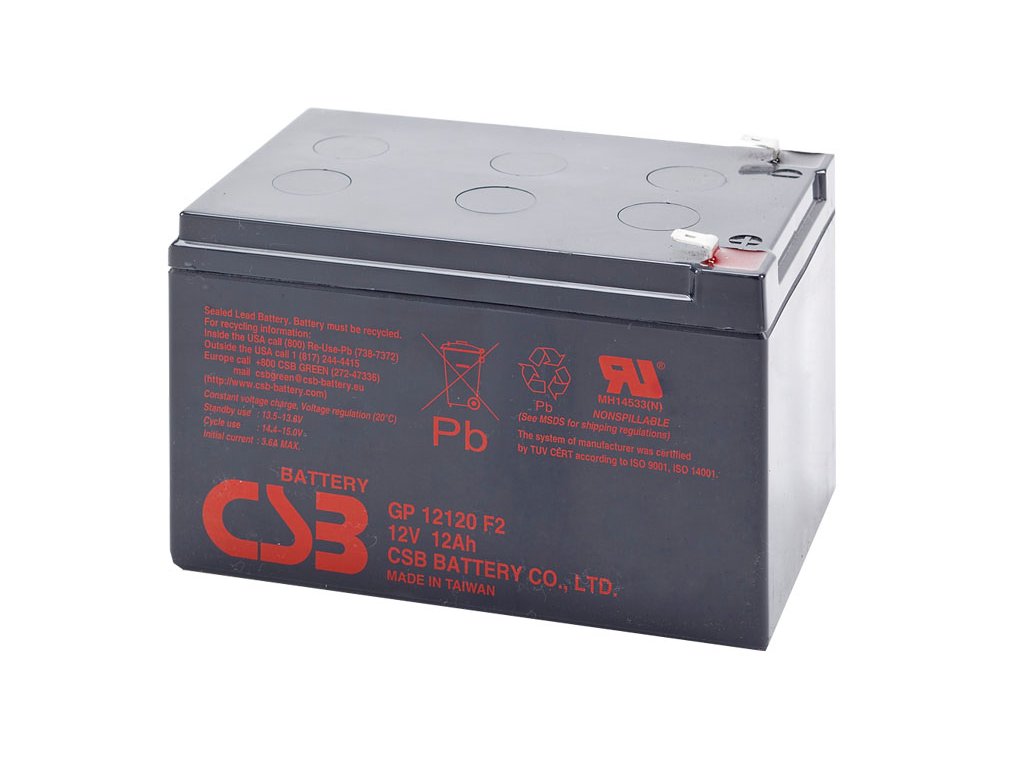 CSB Batéria GP12120 F2, 12V, 12Ah