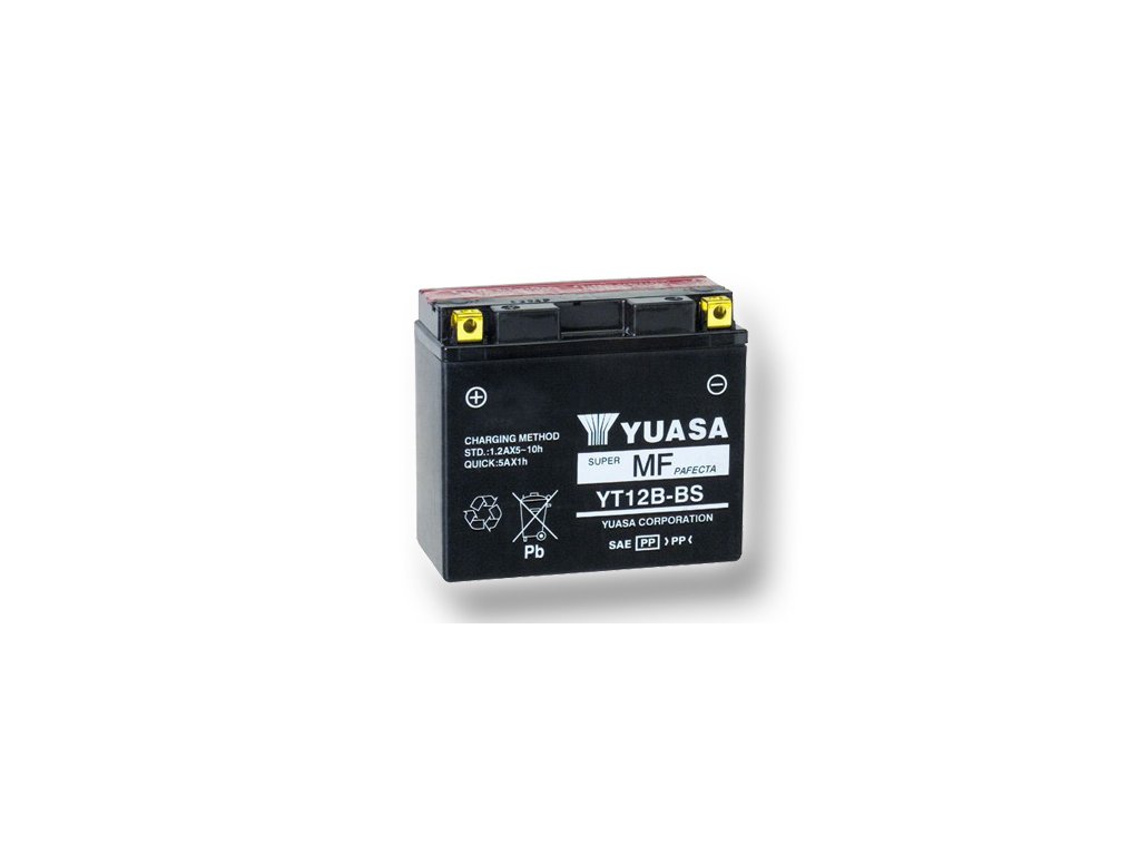 Motobatéria YUASA (originál) YT12B-BS, 12V,  10Ah