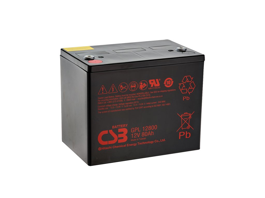 CSB Batéria GPL12800, 12V, 80Ah