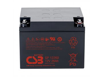 CSB Batéria GP12260, 12V, 26Ah