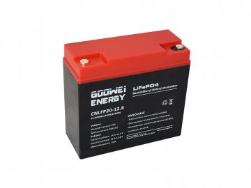 GOOWEI ENERGY trakčná batéria (LiFePO4) CNLFP20-12.8, 20Ah, 12.8V