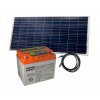 Sada batéria GOOWEI ENERGY OTD33 (33Ah, 12V) a solárny panel Victron Energy 115Wp/12V