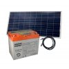 Sada batéria GOOWEI ENERGY OTD75 (75Ah, 12V) a solárny panel Victron Energy 115Wp/12V