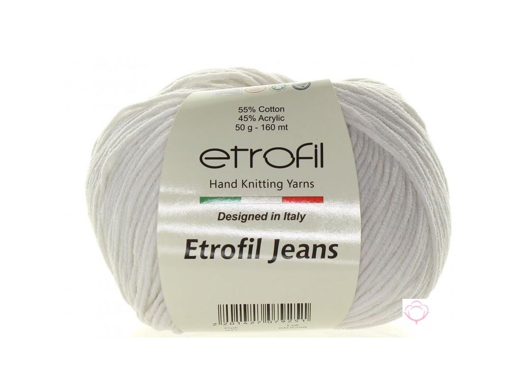 Etrofil jeans - bílá 027