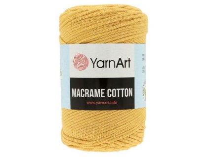 Macrame Cotton 2,0 mm - žlutá 764