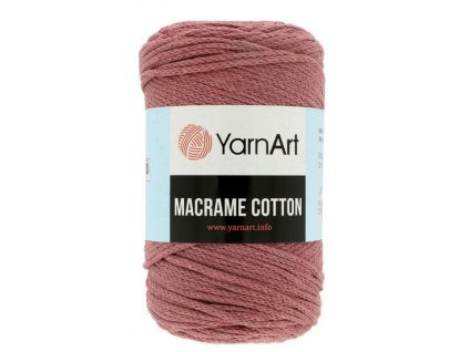 Macrame Cotton 2,0 mm - starorůžová 792
