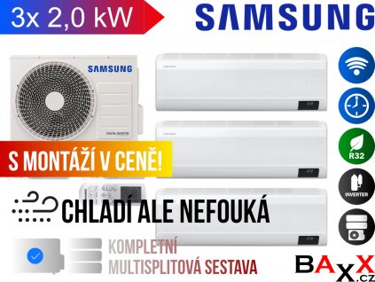 Samsung multisplit wind free comfort 3x1 2,0 kW