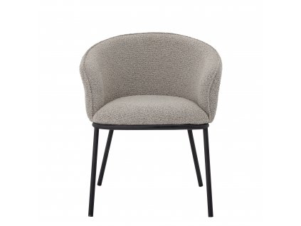 Jídelní židle Cortone, šedá, polyester - 82050369