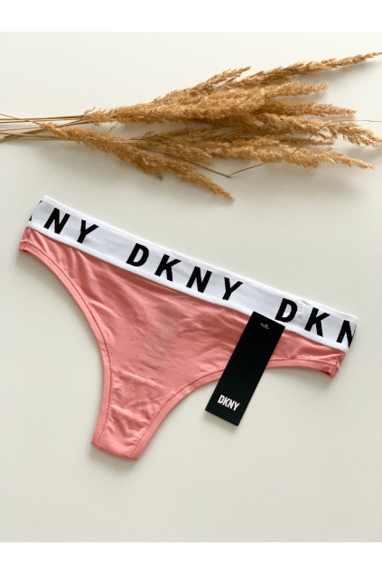 DKNY tanga Cozy Boyfriend - rouge - růžová