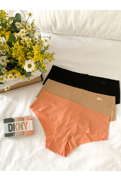 DKNY Litewear 3-balení kalhotek - guawa