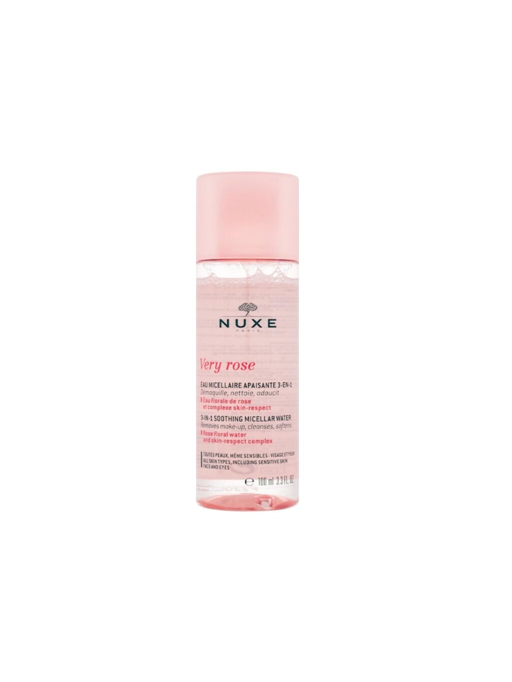 Zklidňující micelární voda na obličej a oči Nuxe Very Rose - Beauty Manifesto