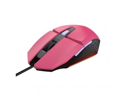 TRUST myš GXT 109P FELOX Gaming Mouse, optická, USB, ružová