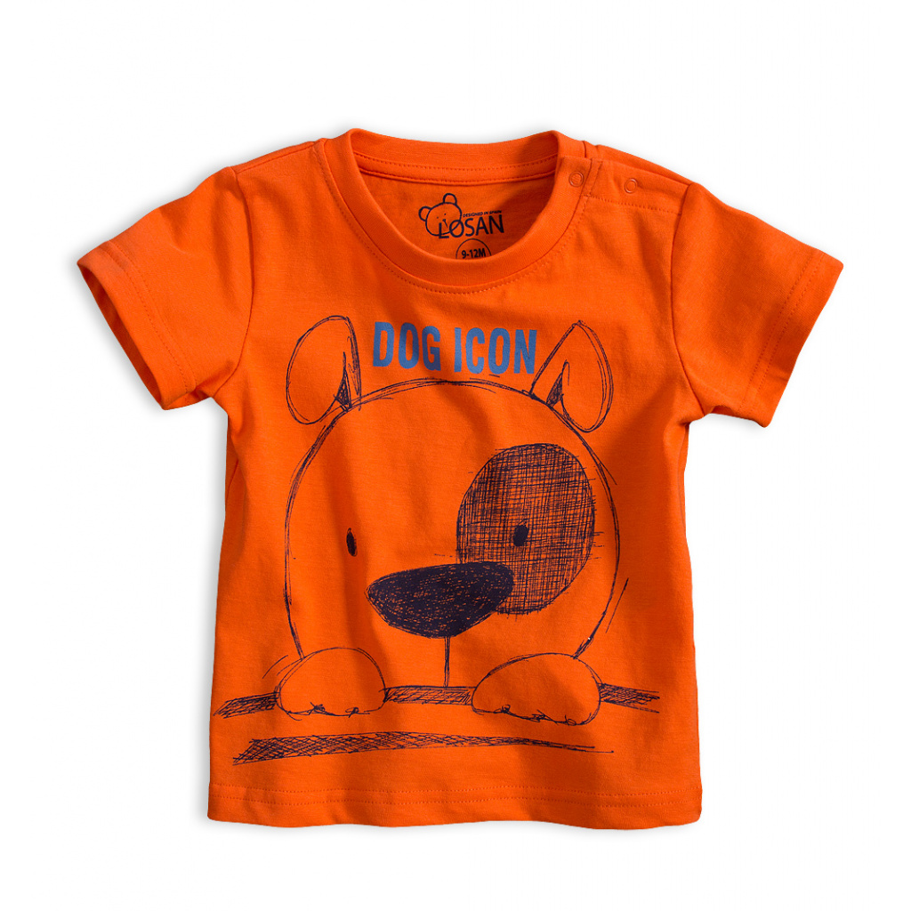 Dětské tričko LOSAN PEJSEK oranžové