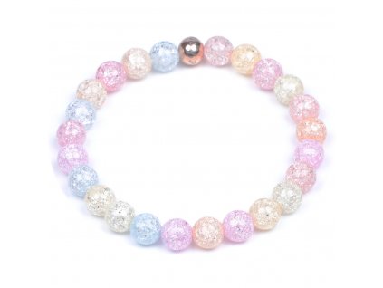 Luxusní dámský korálkový náramek barevný Simple Mix Crystal | Be Rare