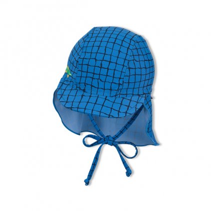 Dětský UV klobouk s plachetkou modrý krokodýl STERNTALER