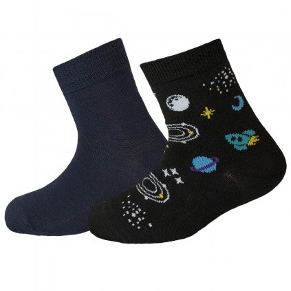 Dva páry merino ponožek vesmír  SAFA