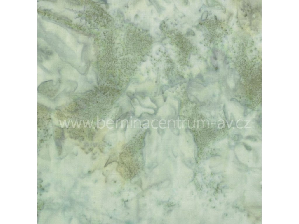 Hoffman 3018-227 bali batika zelená bavlněná látka patchwork
