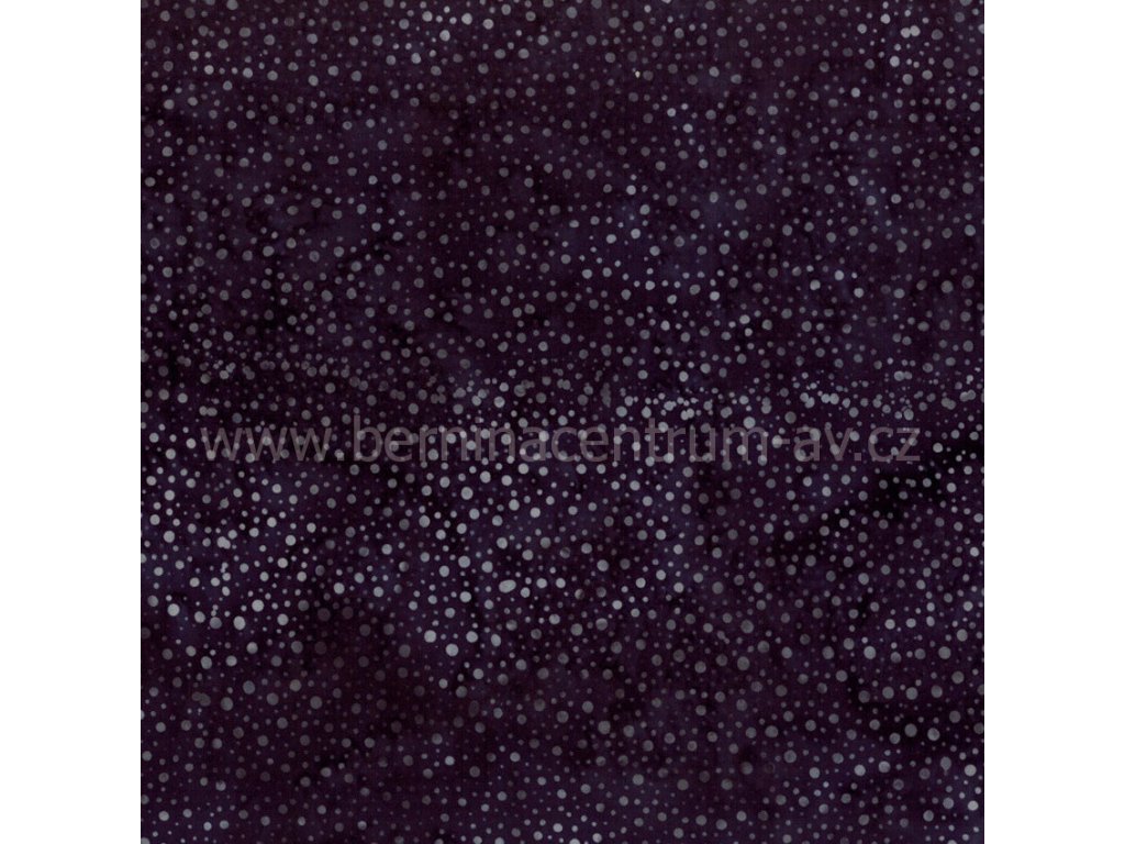 Hoffman 3019-087 bali batika puntík fialová bavlněná látka patchwork