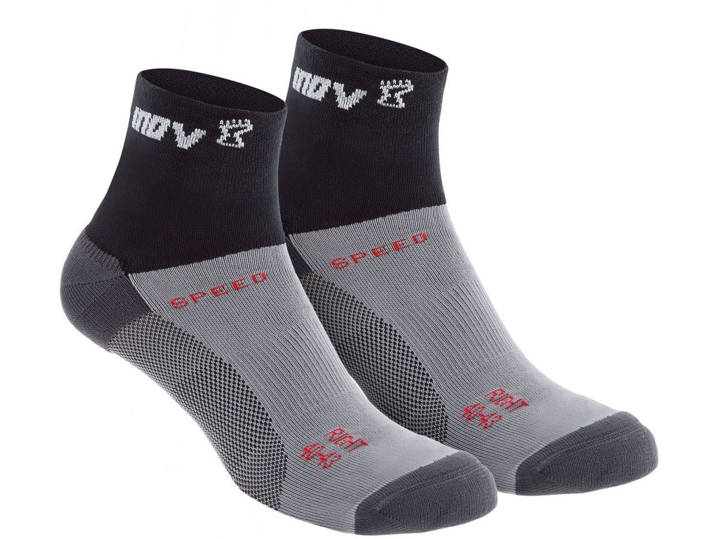 Inov-8 Speed Sock Mid 2pack black ponožky