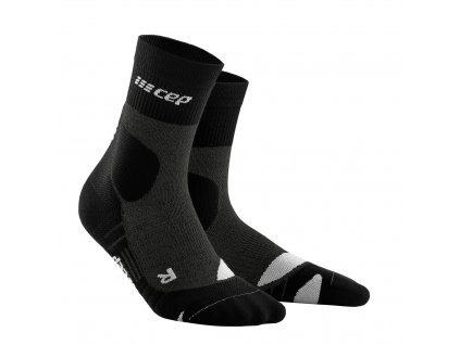 Vysoké outdoorové ponožky MERINO pánské stonegrey/grey III