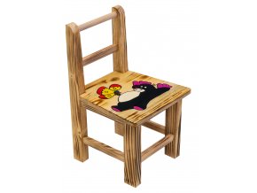 B SK 4649 Detský drevený stolík Krtko + 2 stoličky naše fotky (3)