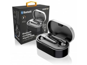 Bluetooth sluchátka ALIGATOR PODS, černá