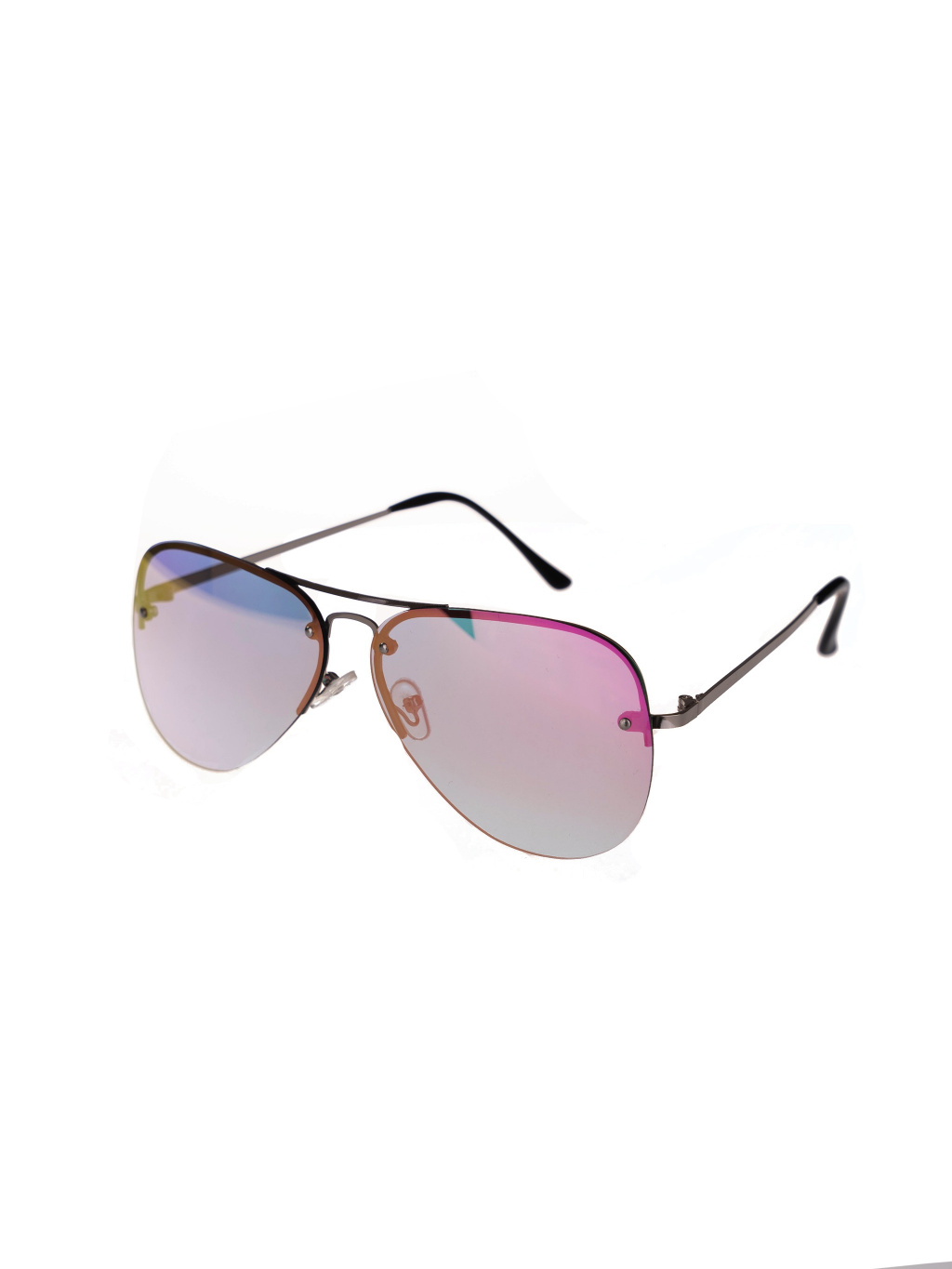 Dámské sluneční brýle s odlesky - růžovo fialové