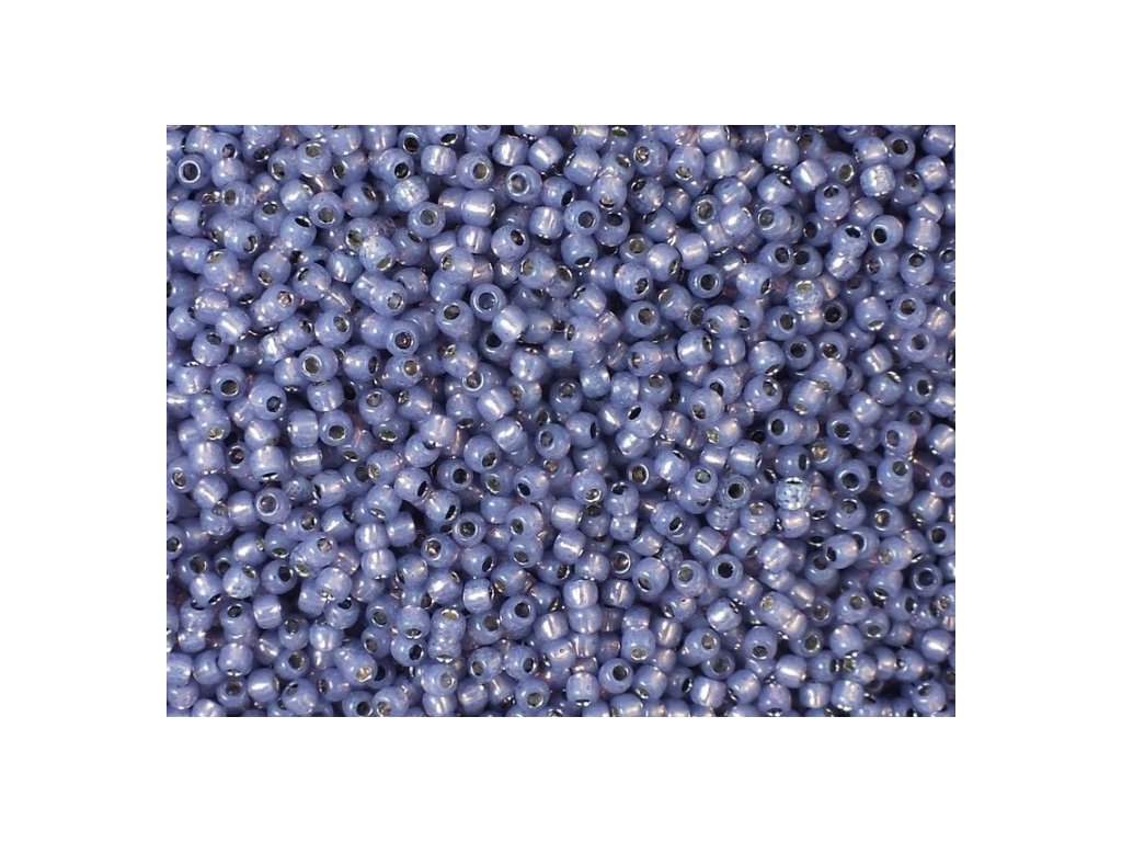 TOHO rokajl, Silver-Lined Milky Lavender, vel.3,1 mm, průtah 1,3 mm