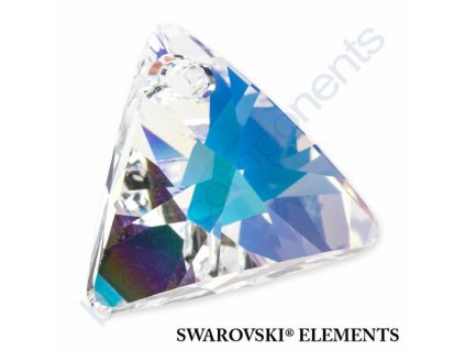 SWAROVSKI ELEMENTS přívěsek - XILION trojúhelník, crystal AB, 16mm