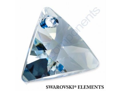 SWAROVSKI ELEMENTS přívěsek - XILION trojúhelník, crystal blue shade, 16mm