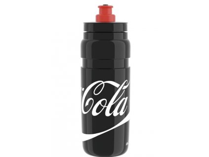 Cyklistická láhev Elite Fly Coca Cola černá 750 ml