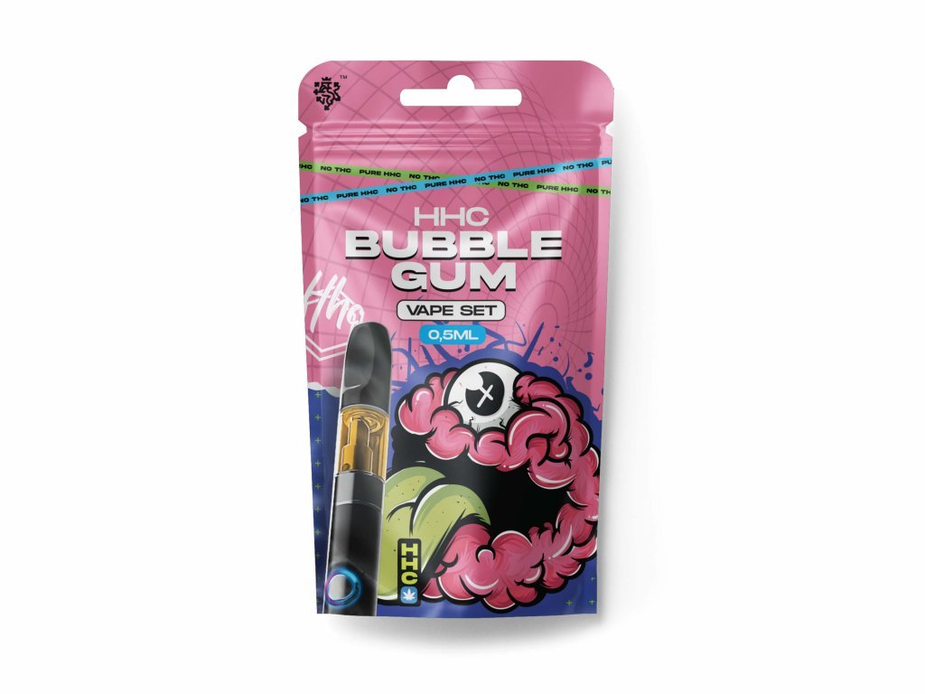 HHC vaporizer Bubble Gum 0.5 ml Binwin.cz