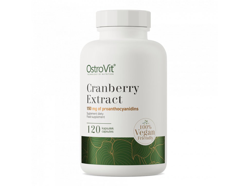 eng pl OstroVit Cranberry Extract VEGE 120 capsules 26661 1