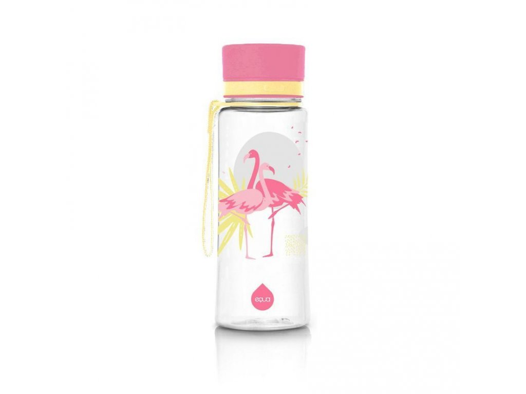 Detská fľaša na vodu Flamingo