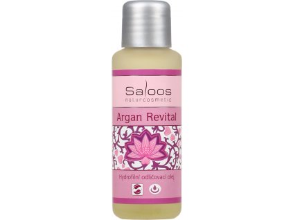 Argan Revital hydrofilný odličovací olej - Saloos (Objem 50 ml)