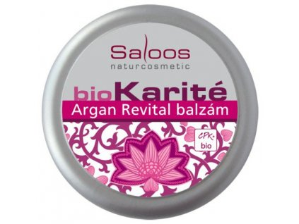 Argan Revital balzam Bio Karité - Saloos (Objem 19 ml)